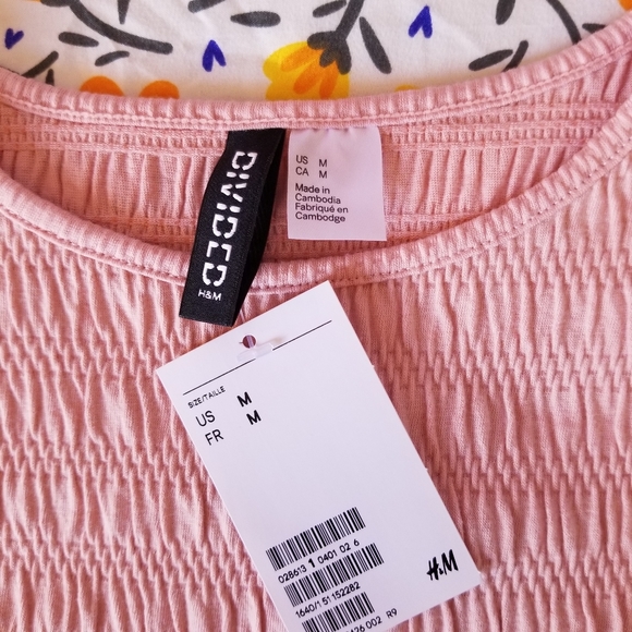 NWT H&M Textured Top - Picture 3 of 4